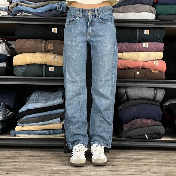 Women's Blue and Navy Jeans - Picture 1 of 3